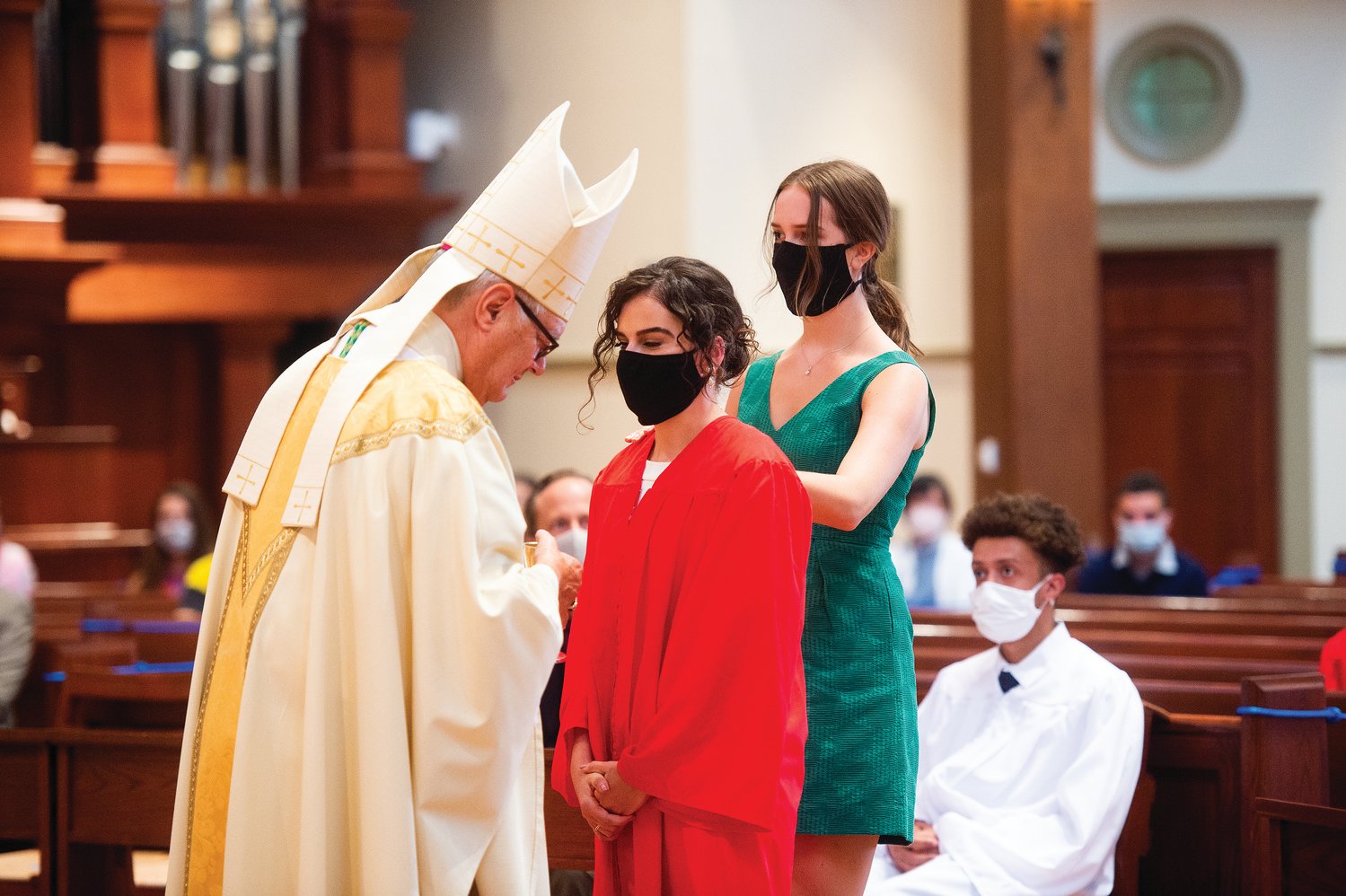 Rite of Christian Initiation for Adults, RCIA Mass September 6, 2020, Campus Ministry, St. Dominic Chapel.